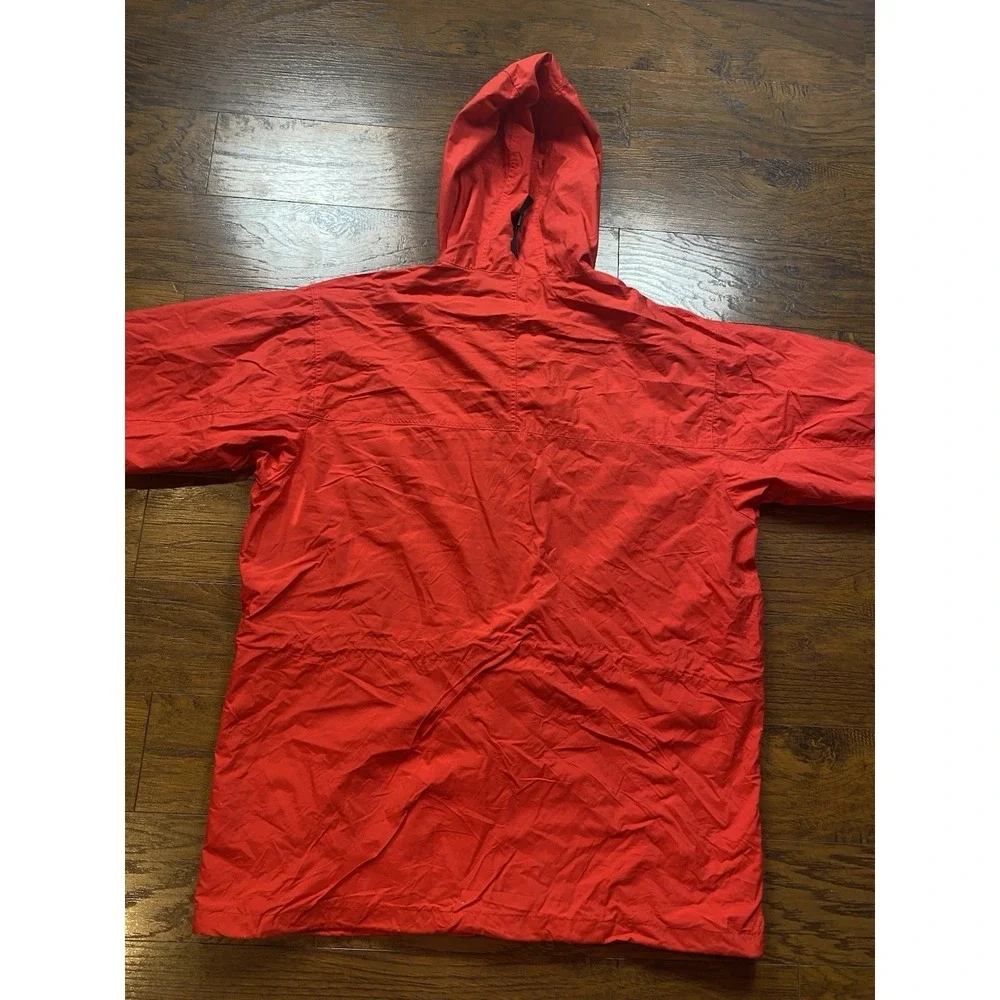 Vintage Marlboro Adventure Team Jacket Mens Large Red Nylon Hooded Parka 90s